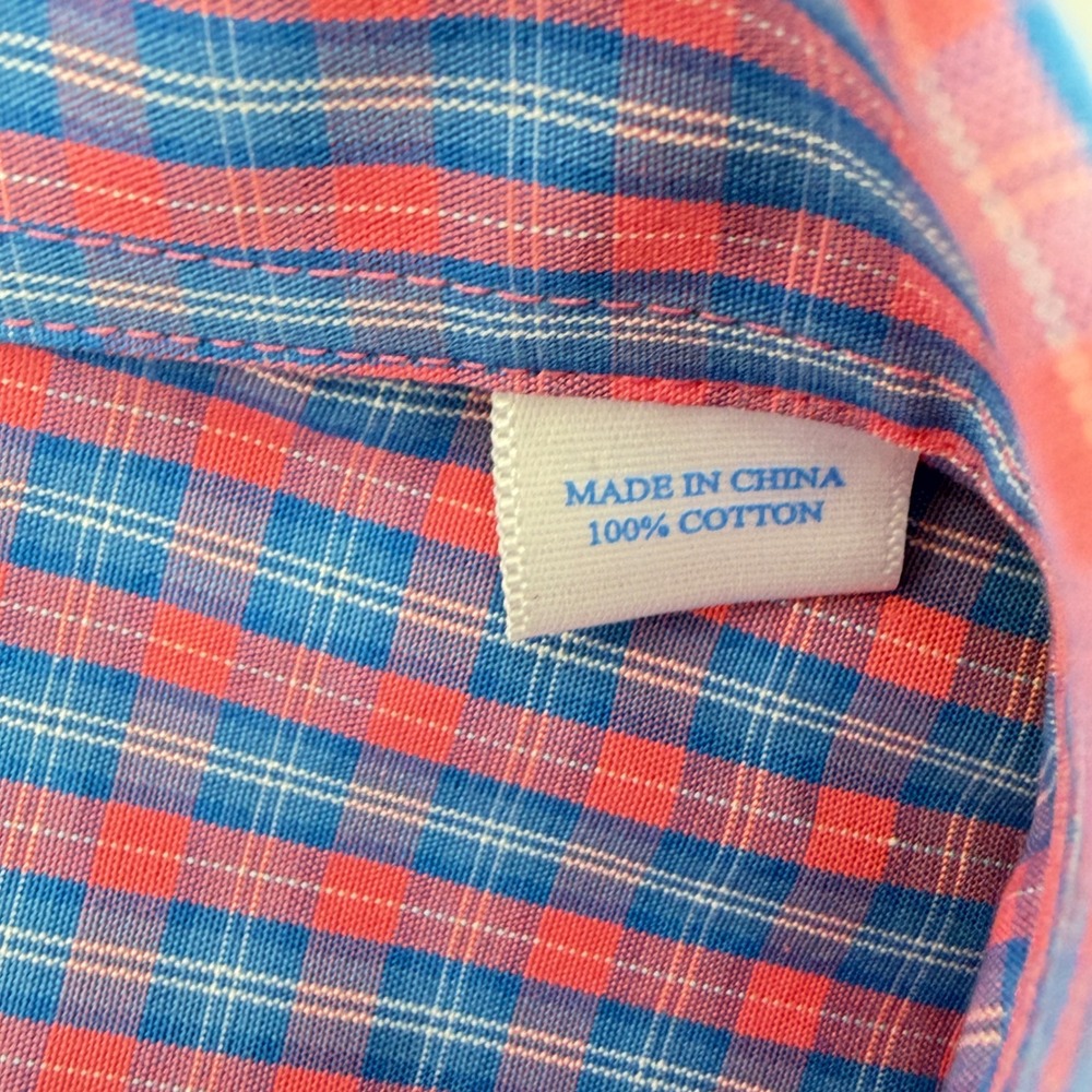Southern Tide Shirt Mens M Dark Pink Blue New Classic Fit Plaid Cotton 2179 - Picture 6 of 12